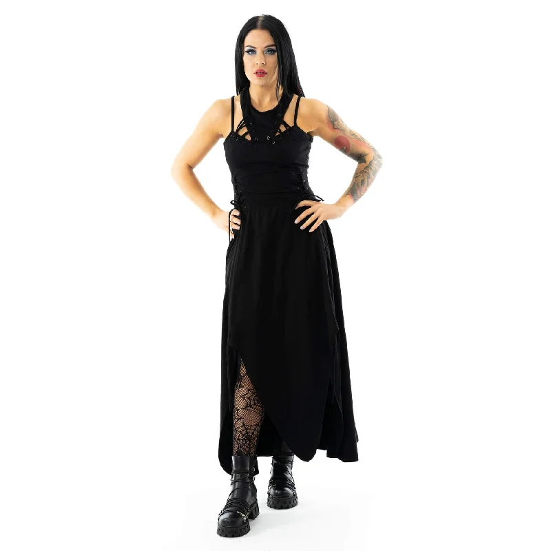 TULLIA DRESS - BLACK