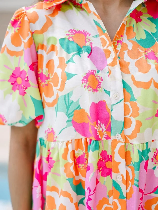 Whimsical Floral Dress