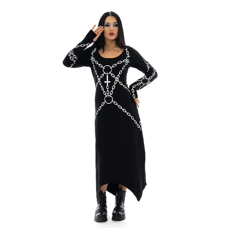 ENCHAINED DRESS - BLACK