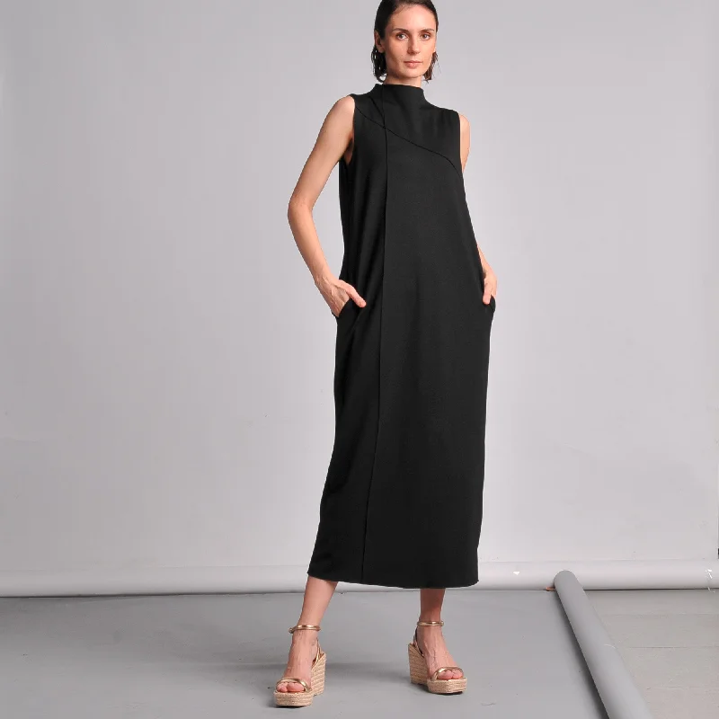 Andrea Mock Neck Dress