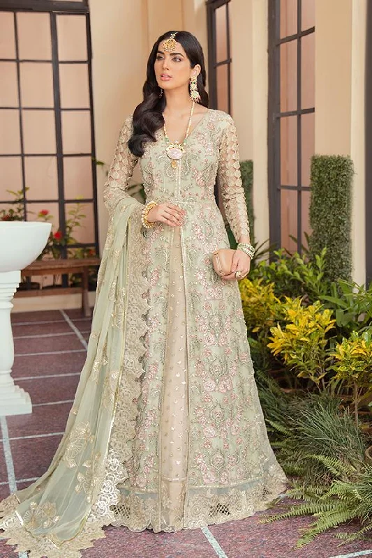 Pishwas Dress Pakistani in Pale Green Shade 2021 #PF201