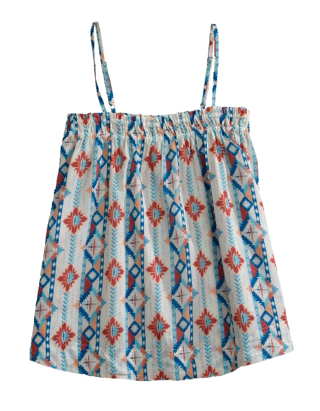 WOMENS SLEEVELESS SNAP SOUTHWEST AZTEC PRINT WESTERN SHIRT Stylish Split-Hem Short Shirt WOMENS SLEEVELESS SNAP SOUTHWEST AZTEC PRINT WESTERN SHIRT Stylish Split-Hem Short Shirt