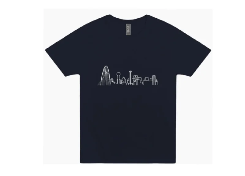 Dallas Skyline Shirt Relaxed Fit Short Tunic