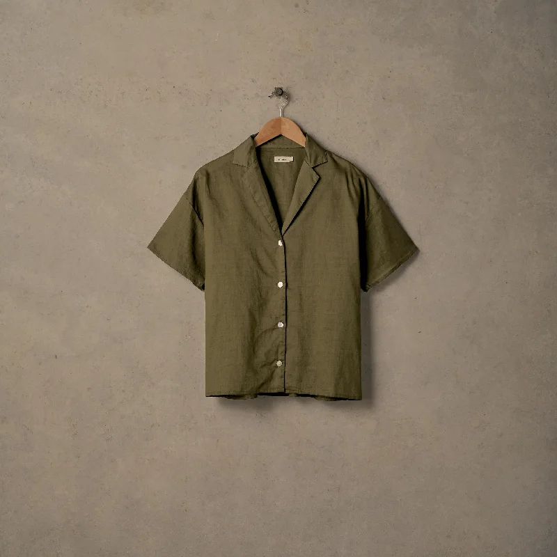 Featherweight Short Sleeve Shirt Casual Cotton Short Shirt