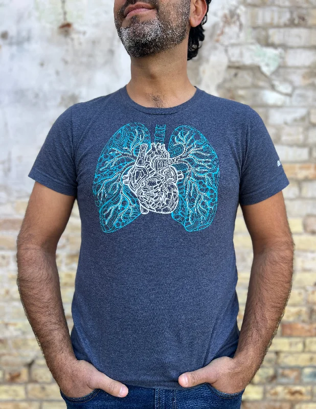 Heart & Lungs Unisex T.Shirt Cozy Summer Short Shirt