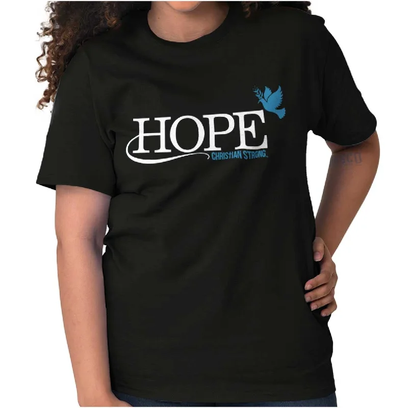 Hope T Shirt Casual Slouchy Short Sleeve
