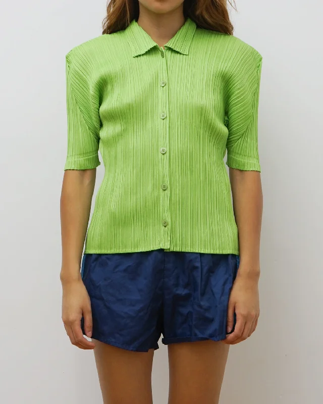 Pleats Please S/S Shirt Trendy Summer Short Sleeve