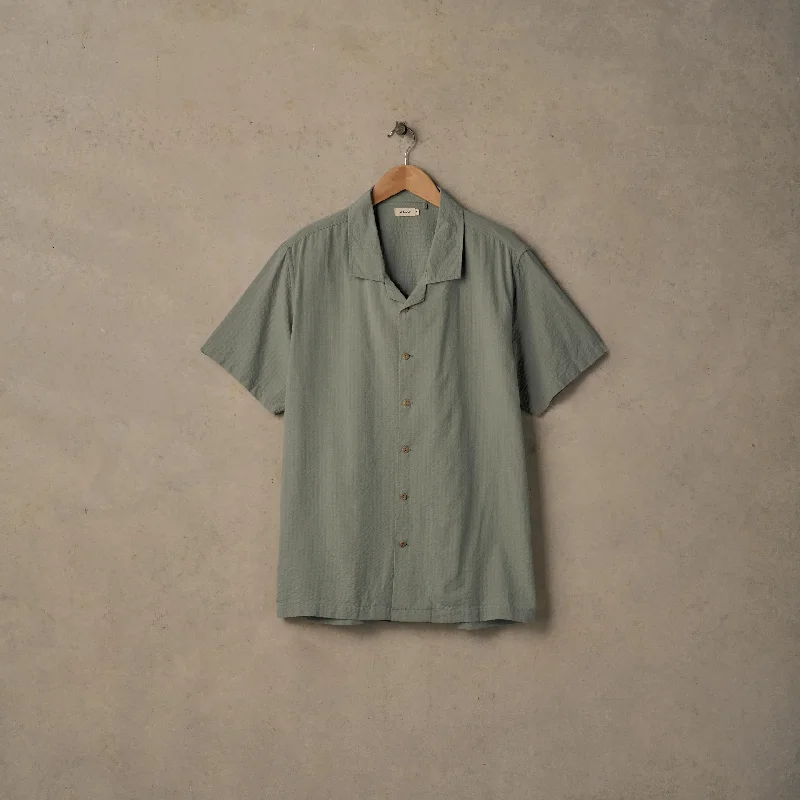 Shoreline Shirt Elegant Lace-Trimmed Short Shirt