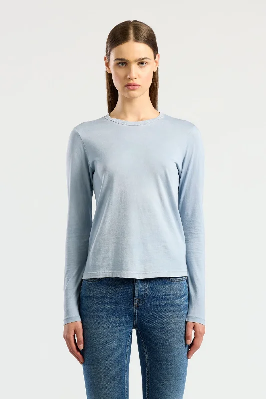 Standard Long Sleeve Shirt Elegant High-Low Short Shirt