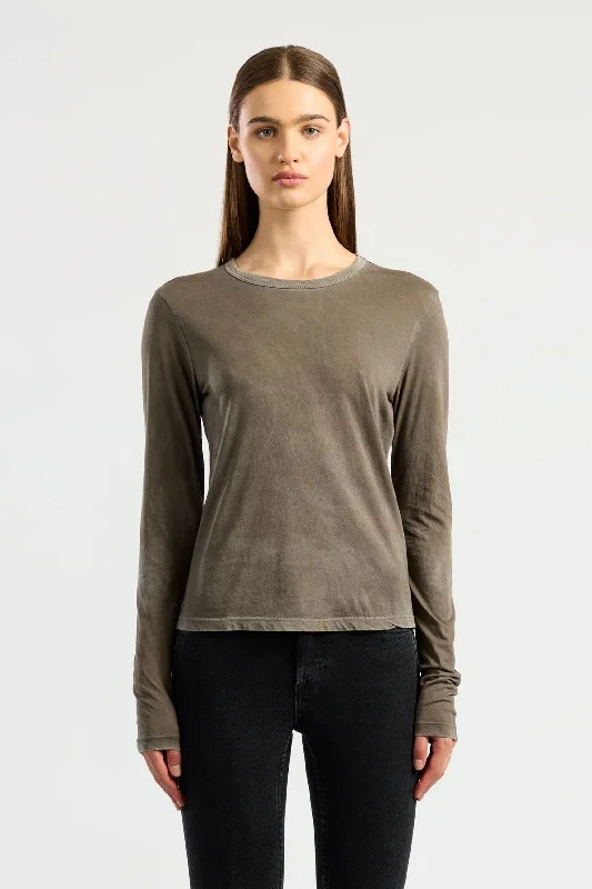 Standard Long Sleeve Shirt Fashionable Cuffed Short Sleeve