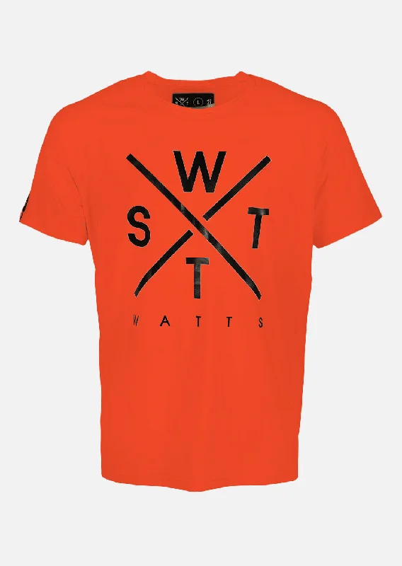 Tee-shirt Flash - Orange Fluo Stylish Short Sleeve Polo
