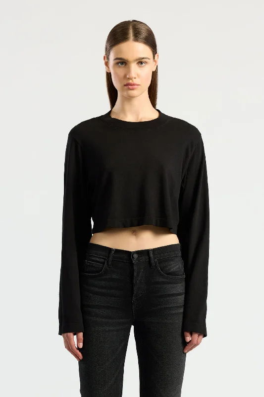 Tokyo Crop Shirt Relaxed Fit Short Sleeve Top