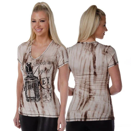 Ladies Shirt Soft and Comfortable 7020 BS USA Trendy Floral Print Tee