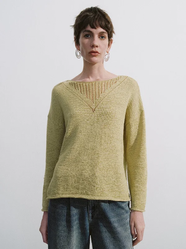 Crew Neck Loose Knitted T-Shirt Rayon Fabric Velvet Fabric Corduroy Fabric