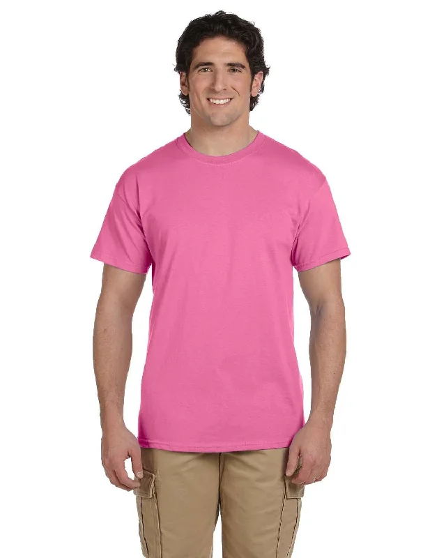 Fruit of the Loom 100% Cotton T-Shirt | Azalea Front Pockets Side Pockets Patch Pockets