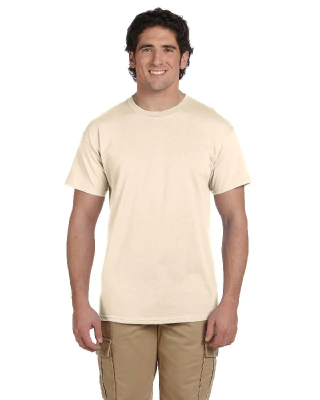 Fruit of the Loom 100% Cotton T-Shirt | Natural Elegant Classic Vintage