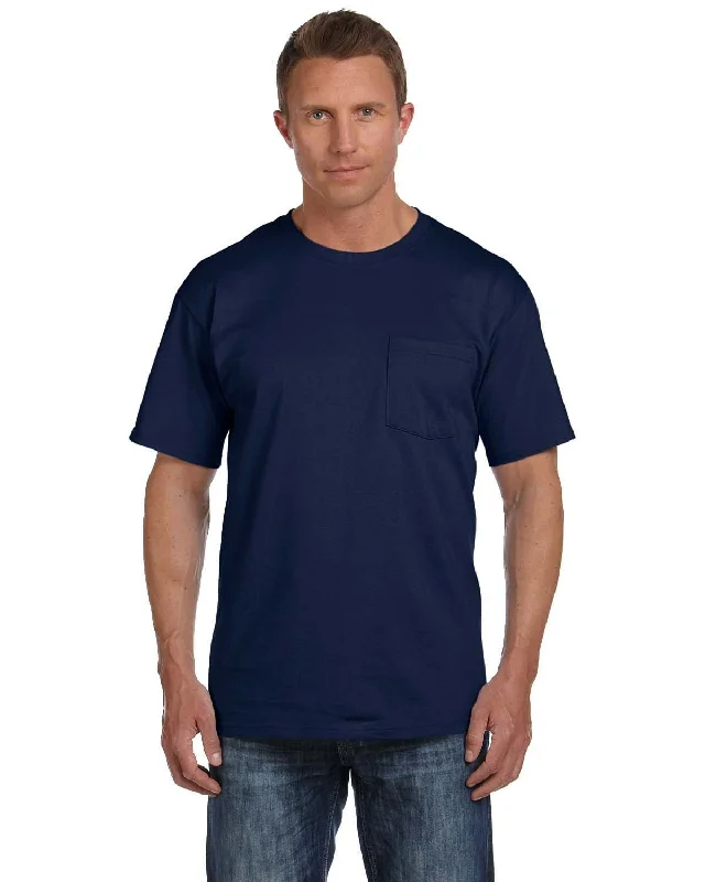 Fruit of the Loom Cotton Pocket T-Shirt | J Navy Cotton Fabric Linen Fabric Terry Fabric Fruit of the Loom Cotton Pocket T-Shirt | J Navy Cotton Fabric Linen Fabric Terry Fabric