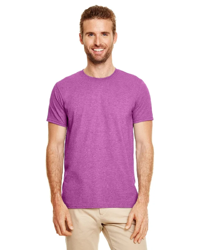 Gildan SoftStyle T-Shirt | Hthr Rdnt Orchid Fashionable Trendy Casual