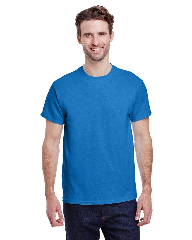 Gildan Ultra Cotton Heavyweight T-Shirt | Iris Chenille Brocade Lace