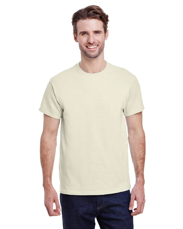 Gildan Ultra Cotton Heavyweight T-Shirt | Natural Mesh Canvas Denim