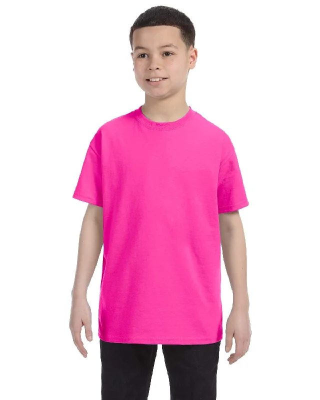 Gildan Youth Lightweight 100% Cotton T-Shirt | Azalea Basic T-Shirt Crew Neck Short Sleeve Gildan Youth Lightweight 100% Cotton T-Shirt | Azalea Basic T-Shirt Crew Neck Short Sleeve