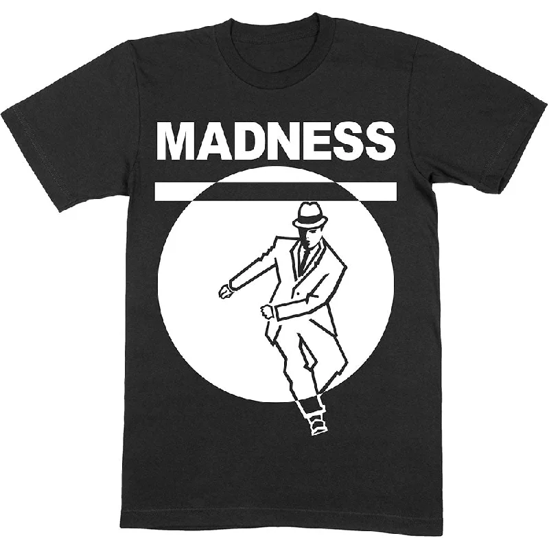 Madness | Official Band T-Shirt | Dancing Man Embroidered Appliqued Beaded