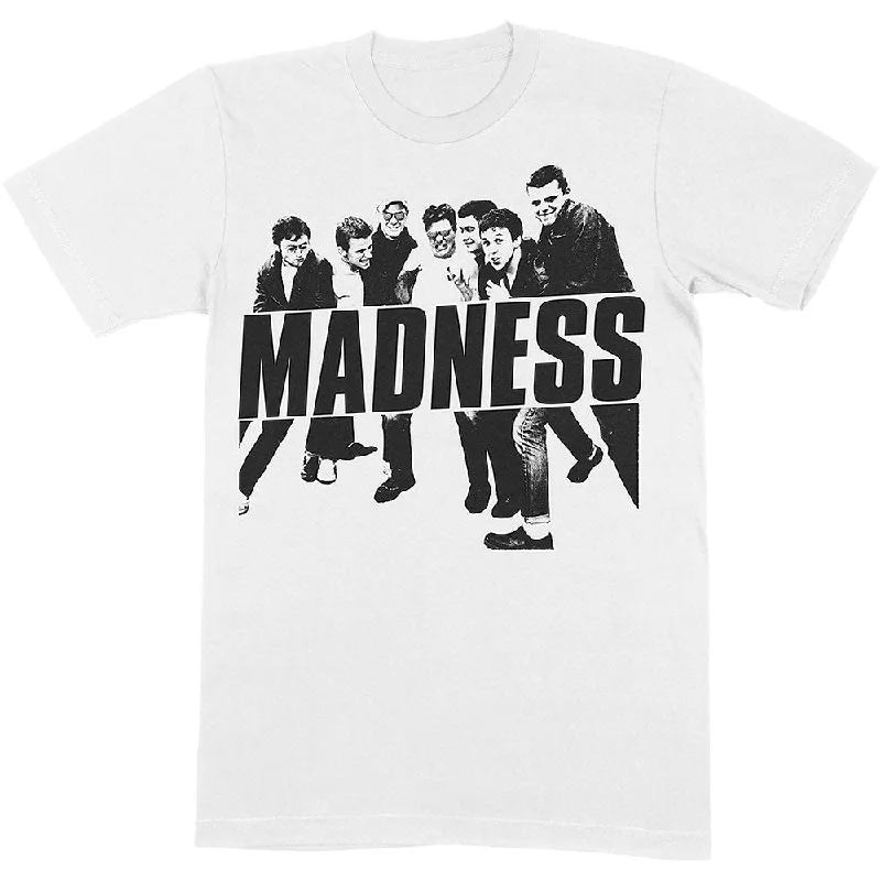 Madness | Official Band T-Shirt | Vintage Photo Silk Blend Satin Velvet