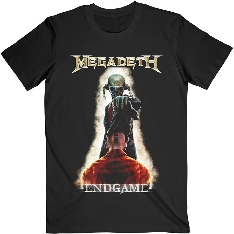 Megadeth | Official Band T-Shirt | Vic Removing Hood Zippered Front Buttoned Front Snap Front