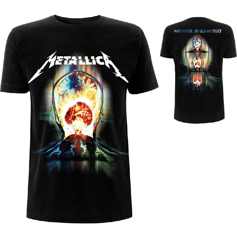 Metallica | Official Band T-Shirt | Exploded (Back Print) Jersey Fabric Tulle Fabric Batik Fabric