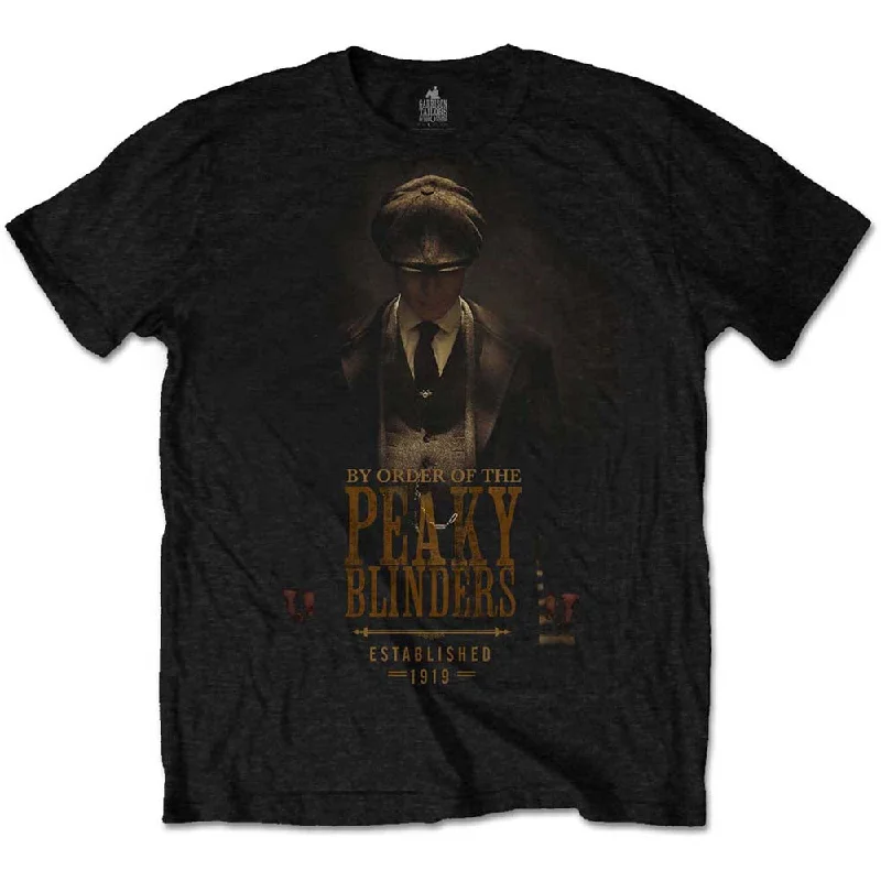 Peaky Blinders | Official Band T-Shirt | Established 1919 Beaded Sequined Faux Fur
