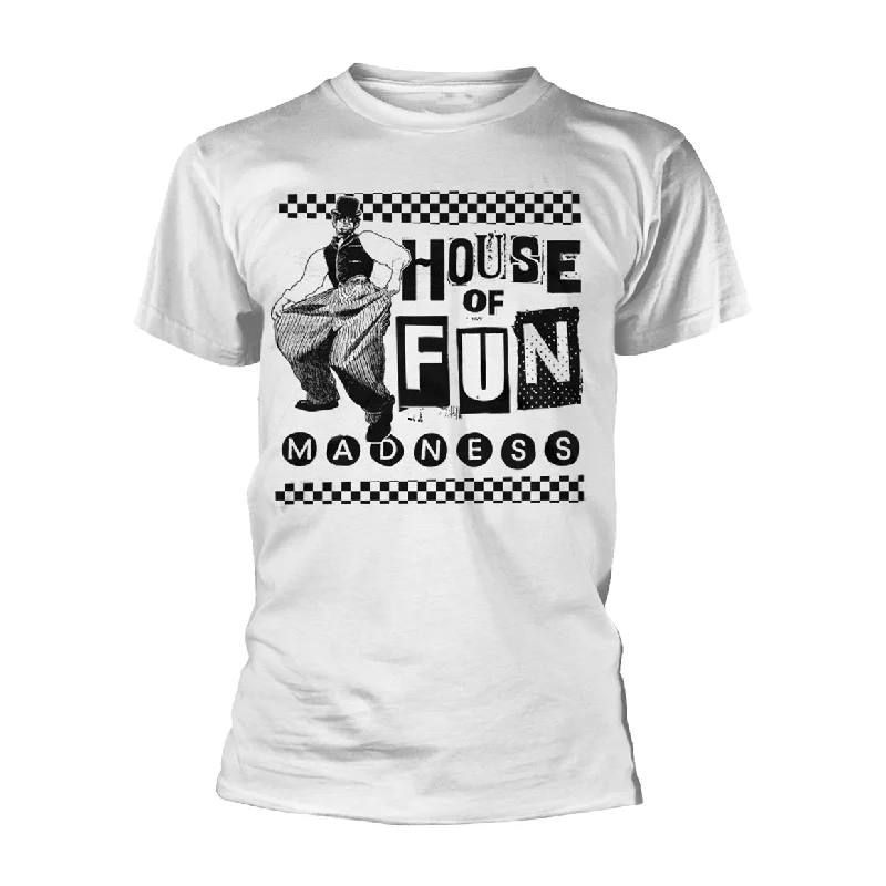Madness Unisex T-shirt: Baggy House Of Fun Satin Fabric Silk Fabric Chiffon Fabric