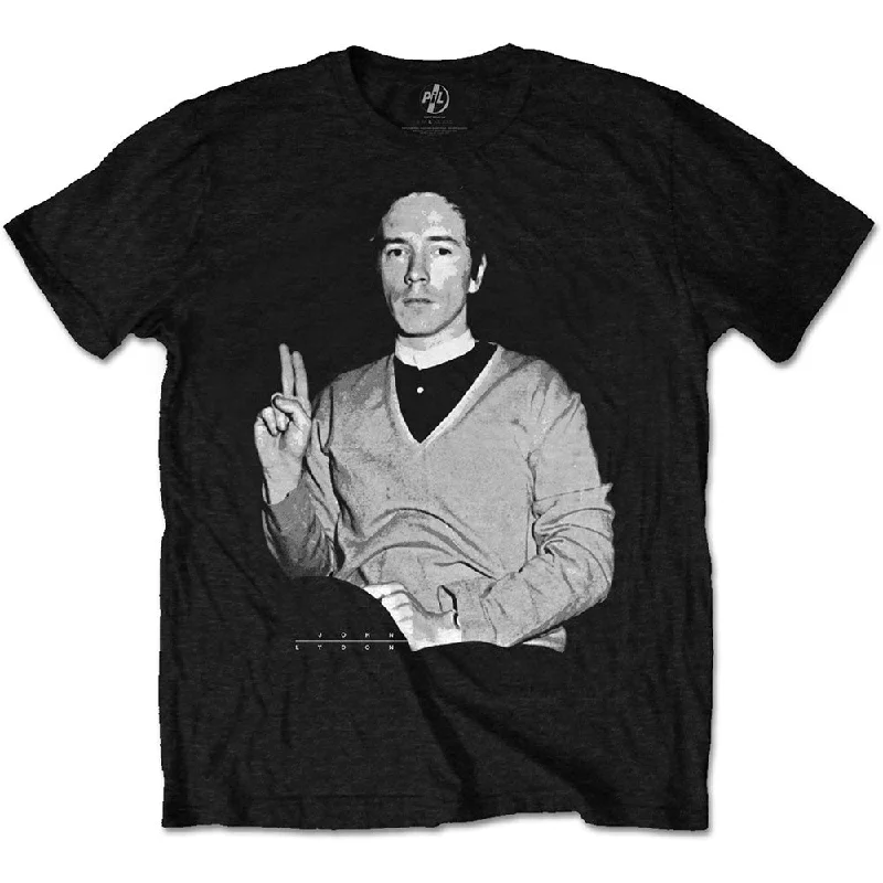 PIL (Public Image Ltd) | Official Band T-Shirt | Peace Fitted T-Shirt Seamless Stretchy