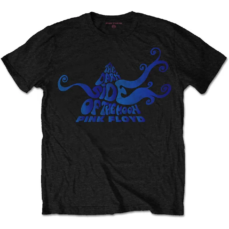 Pink Floyd | Official Band T-Shirt | DSOTM Swirl Mesh Blend Leather Blend Suede Blend