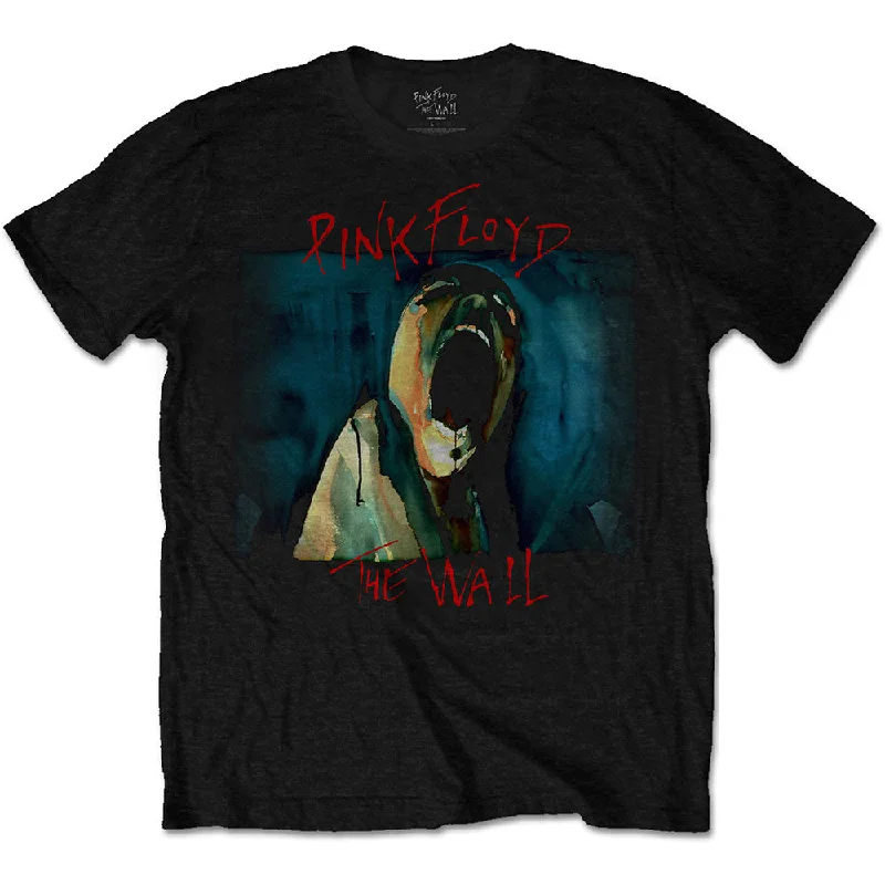 Pink Floyd | Official Band T-Shirt | The Wall Scream Jersey Fabric Tulle Fabric Batik Fabric