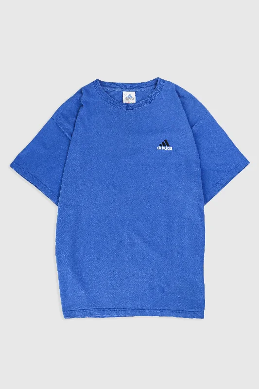 Vintage Adidas Tee Handmade Hand-knitted Hand-woven