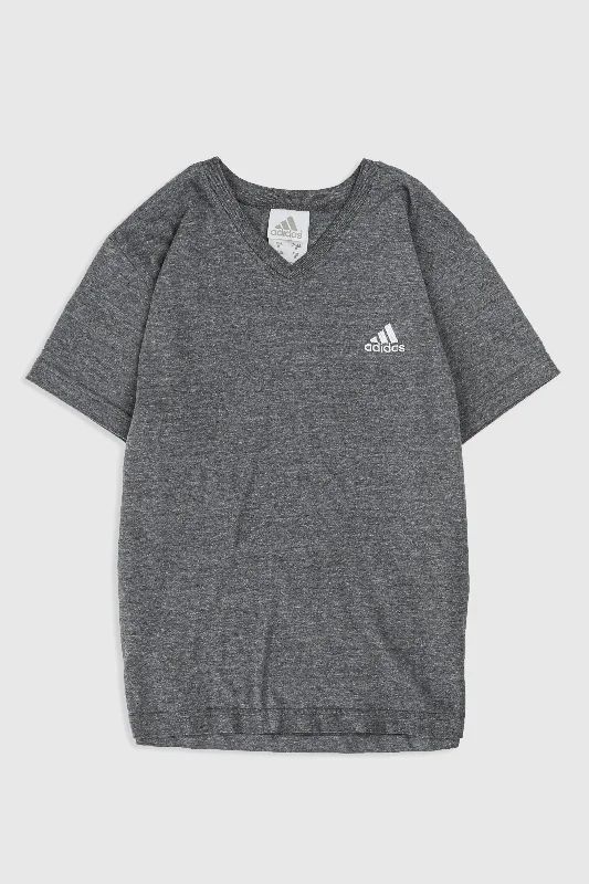 Vintage Adidas Tee Thin T-Shirt Open Front Quick Dry
