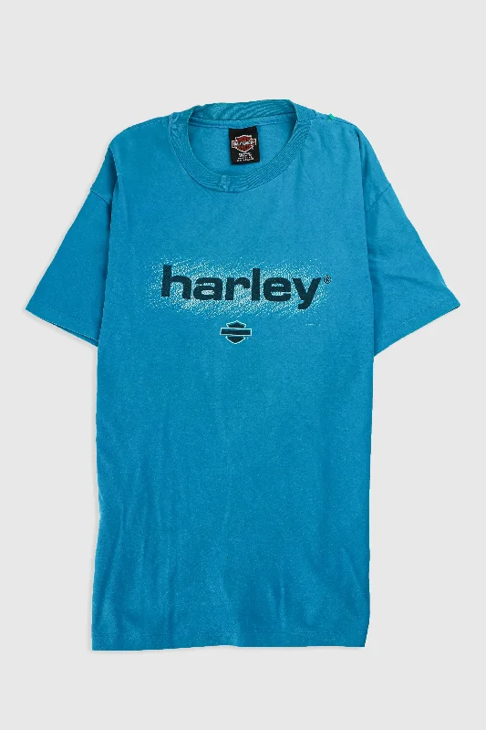 Vintage Harley Tee Faux Fur Fabric Real Fur Fabric Shearling Fabric