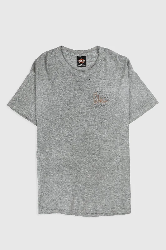 Vintage Harley Tee Chenille Blend Fleece Blend Nylon Blend