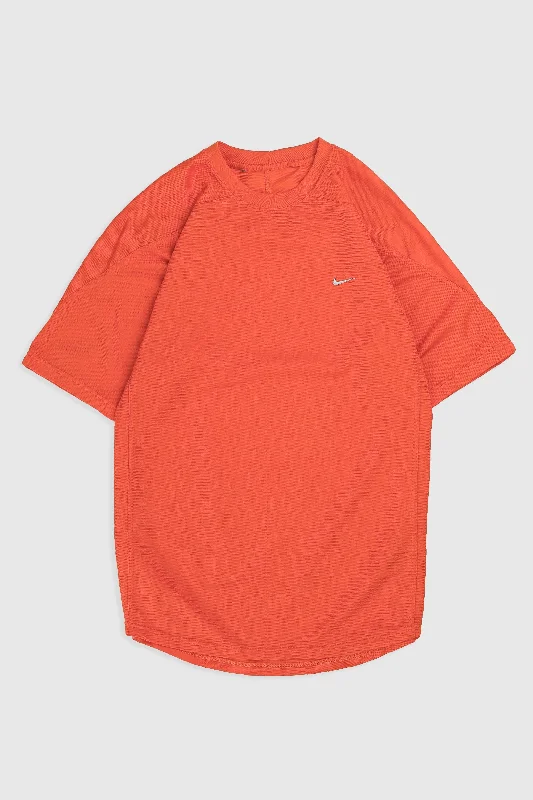 Vintage Nike Athletic Tee Silk Blend Satin Velvet
