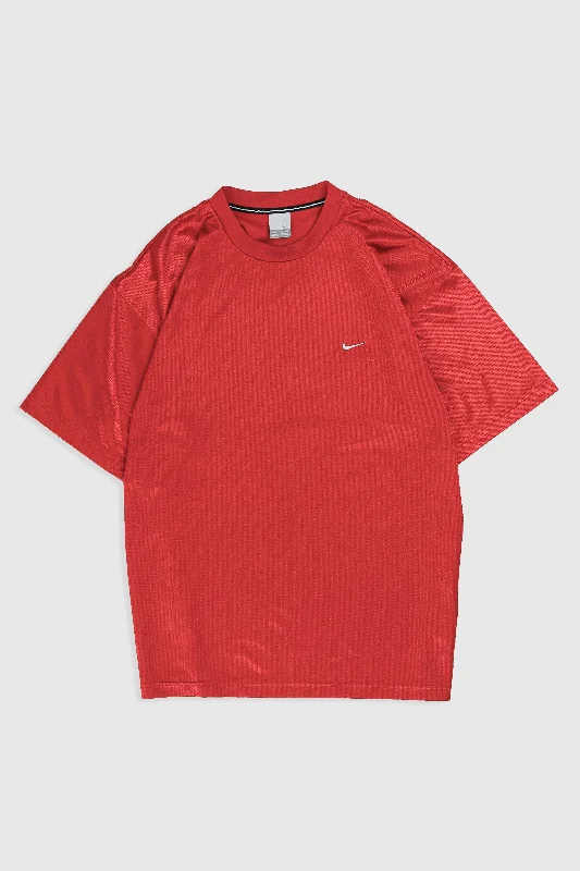 Vintage Nike Athletic Tee Houndstooth Herringbone Solid