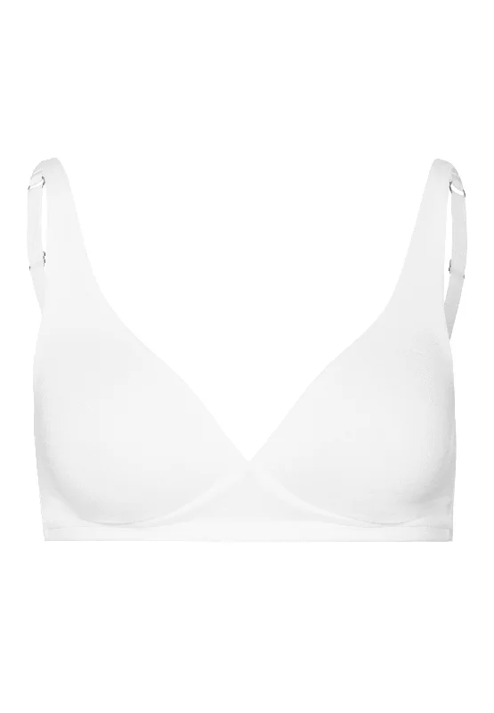 Cotton Sensation Soft Cup Bra | White 71387-101 Push-Up Wireless Bra