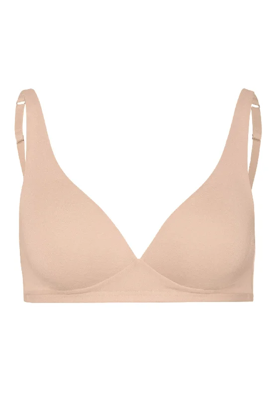 Cotton Sensation Soft Cup Bra | Beige 71387-274 Trendy Lace Bra