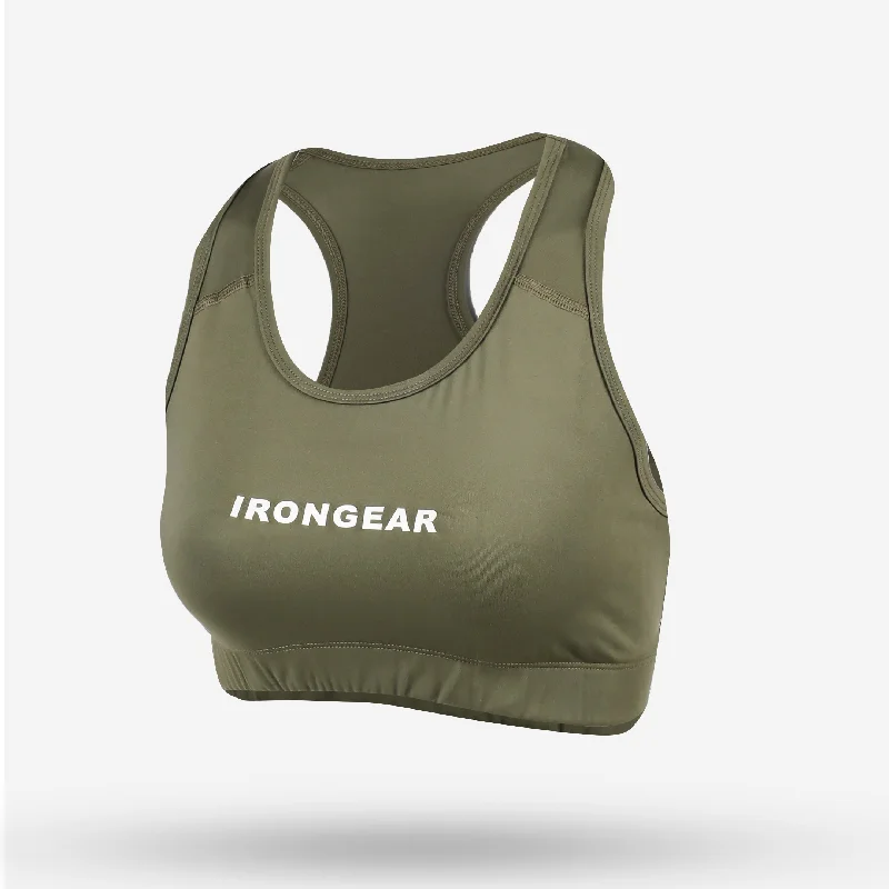 Armour Sports Bra Non-Padded Medium-High Support Stretchy Wireless Bra