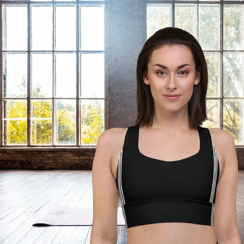 Athletic Longline Sports Bra Sportswear Multi-Way Bra Design