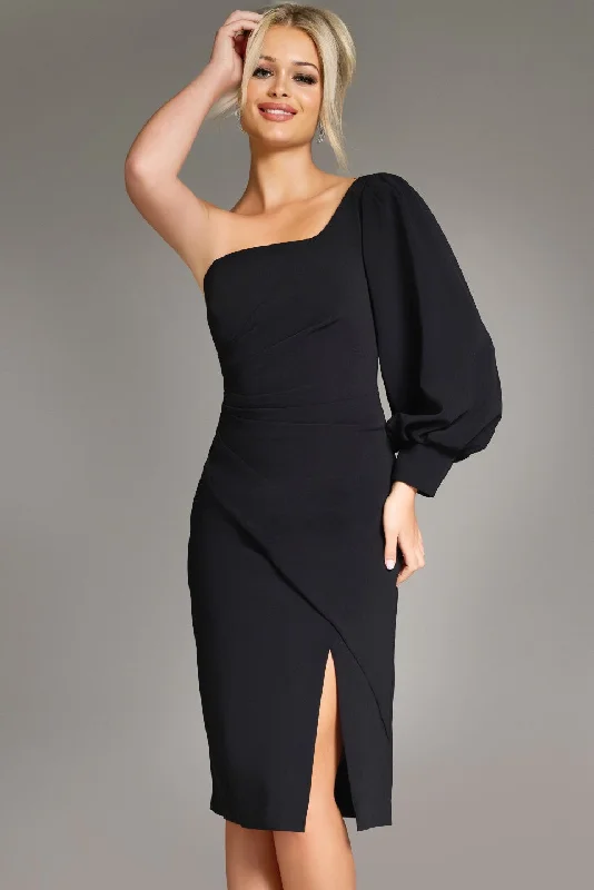 Jovani 40033 Short Cocktail Fitted Midi Dress Comfortable Sleeveless Midi Dress