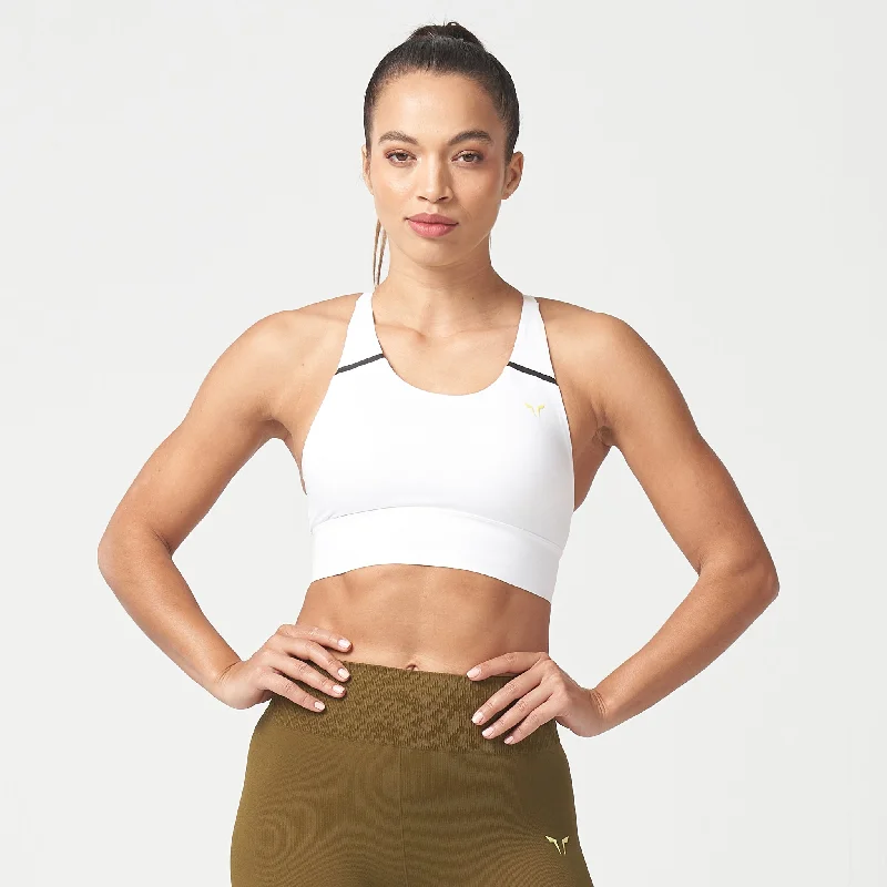 LAB360° Y-Back Bra - White Smooth Fit Bra