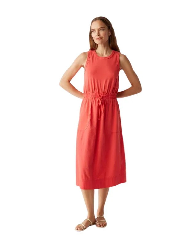 Michael Stars Wilhelmina Mixed Fabric Midi Dress in Spritz Fashionable Fitted Midi Dress Michael Stars Wilhelmina Mixed Fabric Midi Dress in Spritz Fashionable Fitted Midi Dress