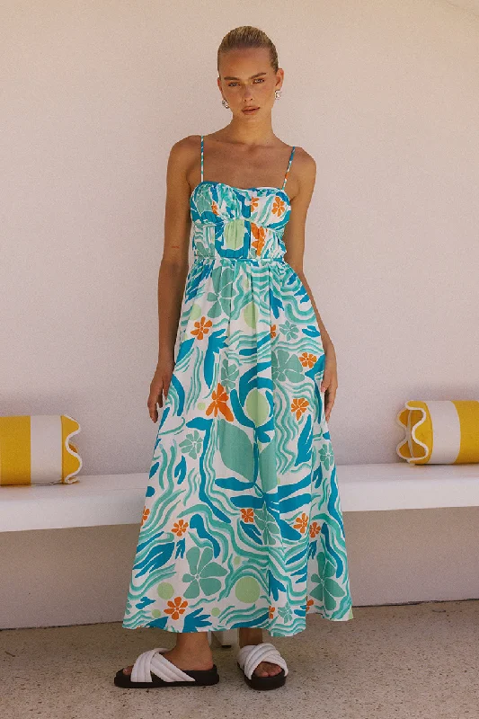 MONTERO MIDI DRESS - MONTERO PRINT Fashionable Polka Dot Midi Dress