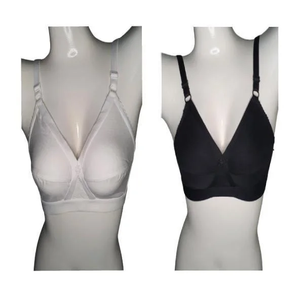 Pack of 2 Fancy Lace Bra For Women Comfortable Fit Bralette
