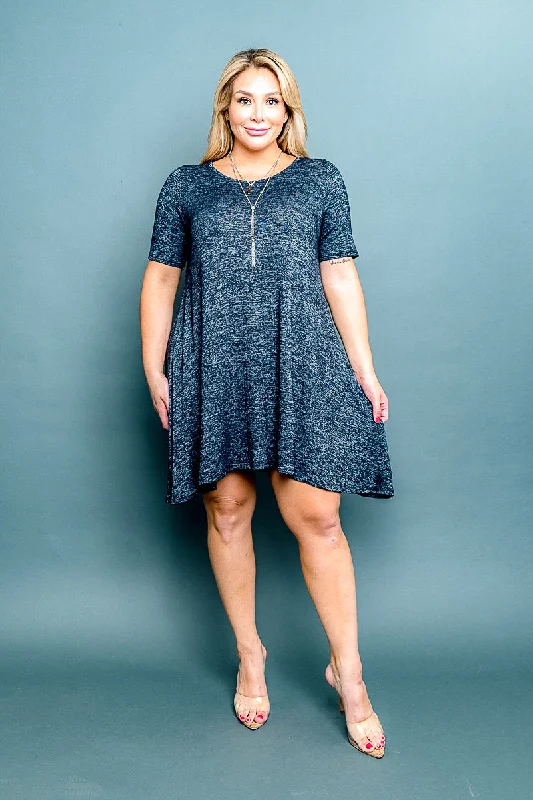 Plus Size Scoop Neck Short Sleeve Handkerchief Hem Midi Dress with Necklace (D1711X) Comfortable Button Front Midi Dress Plus Size Scoop Neck Short Sleeve Handkerchief Hem Midi Dress with Necklace (D1711X) Comfortable Button Front Midi Dress
